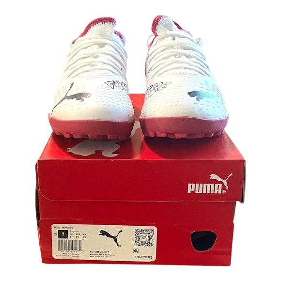 Puma Z 4.3 TT Future Creator Zones White Pink Men's Indoor Soccer Cleats Size 7 - Picture 7 of 12